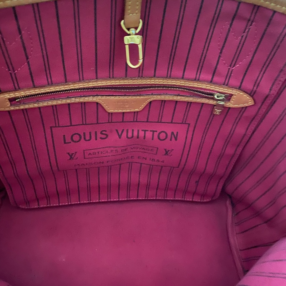 Neverfull MM monogram fuschia Louis Vuitton